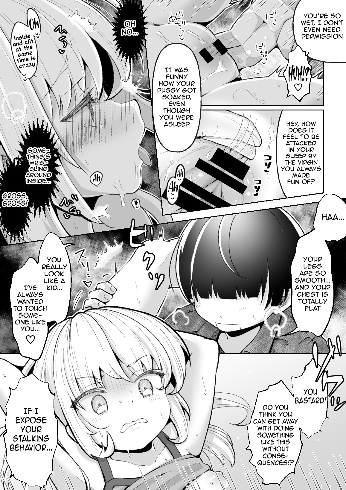 Hentai Manga Comic-A story about teaching a TS-bitch a lesson-Read-14